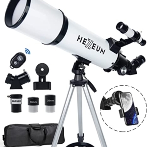 Telescope 80mm Aperture 600mm - Astronomical Portable Refracting Telescope