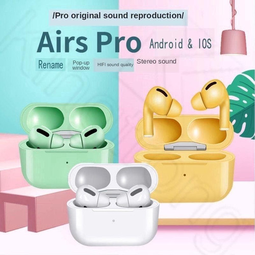 NEW Macaron Inpods 13 Bluetooth Earphone Wireless Headphone I13 - Hitam di Make168